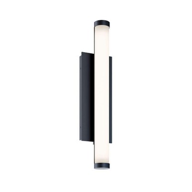 Path 25W 1 LED Outdoor Wall Sconce 24 Inch Tall and 6 Inch Wide by AFX - PTHW0624LAJUDBK