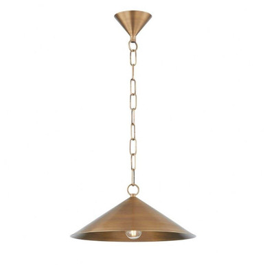 Midvale 1 Light Medium Pendant by Troy - F1915-PBR