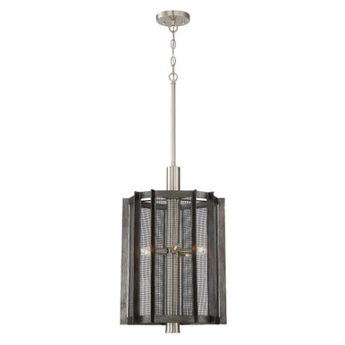 Baxter 5 Light Small Foyer Chandelier by Designers Fountain - 89355-wi