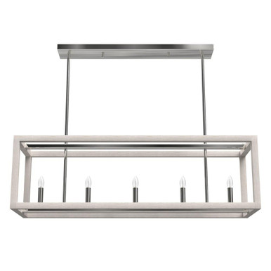 Squire Manor 5 Light Oversized Linear Chandelier by Hunter - 19998