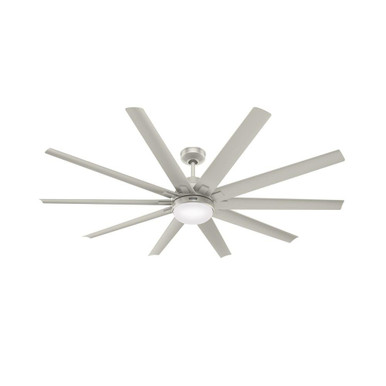 Overton 10 Blade Outdoor Ceiling Fan with Light Kit 72 Inch by Hunter Fans - 50718