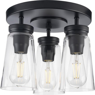 Stockbrace 3 Light 12.5 Inch Wide Flush Mount by Progress - P350181-031