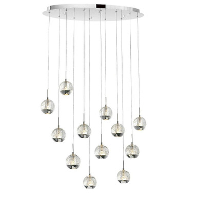 Perrier 12 Light Large Island Chandelier by CWI - 5444P34C-O