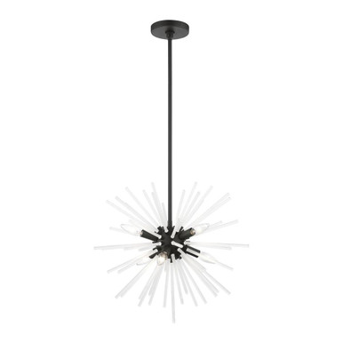 Uptown 6 Light Large Pendant by Livex - 48824
