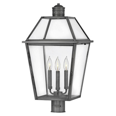 Nouvelle Three Light Outdoor Medium Post Mount 13 x 25 Inches by Hinkley - 2771BLB