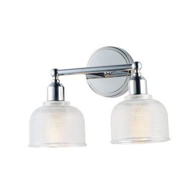 Hollow 2 Light Vanity Light by Maxim - 11322CLPC