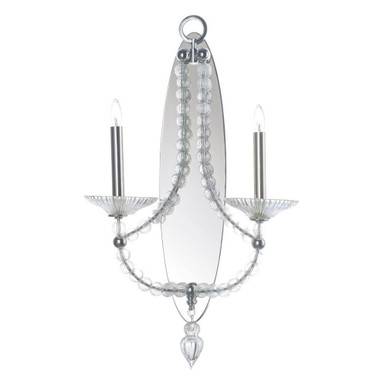 Paris 2 Light Candle Style Wall Sconce by Maxim - 30002CLPN