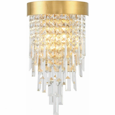 Winfield 2 Light Wall Sconce by Crystorama - WIN-212-GA-CL-MWP