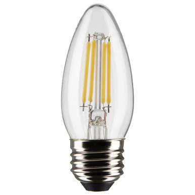 4W LED B11 Medium Base Lamp (Pack of 2) by Satco - S2187B11