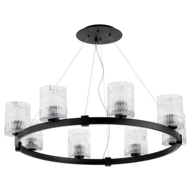 Stadium 8 Light Oversized Chandelier by Quorum - 6184-8-65