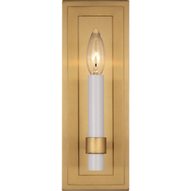 Marston 1 Light Traditional Wall Sconce by Visual Comfort Studio - cw1231bbs