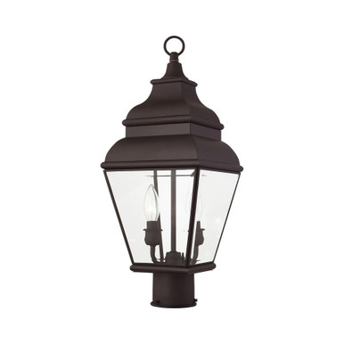 Exeter  2 Light Outdoor Post Top Lantern by Livex  - 2592-07