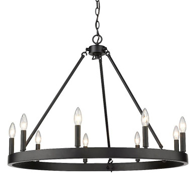 Alastair 9 Light Large Chandelier by Golden - 1017-9