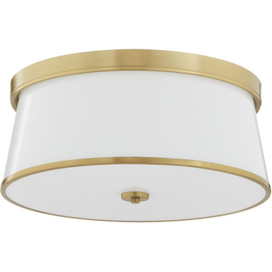 Weir 4 Light 20 Inch Wide Flush Mount by Quorum - 3203-20