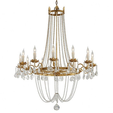 Viola 12 Light Oversized Chandelier by Troy - F5367-VGL