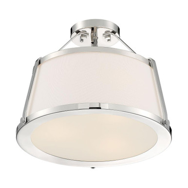 Cutty 3 Light 15.5 Inch Wide Flush Mount by Nuvo - 60-699-3SF