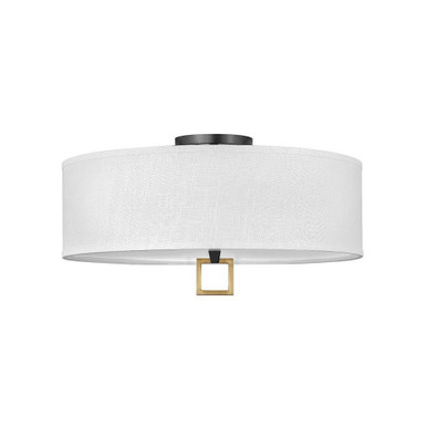 Link 68W 4 LED 23.75 Inch Wide Semi Flush Mount by Hinkley - 41809