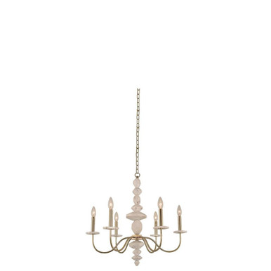 Carrara 6 Light Medium Chandelier by Kalco - 304850CG