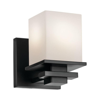 Tully One Light Wall Sconce by Kichler - 45149BK
