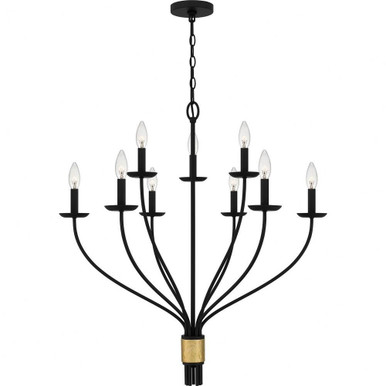 Margaret 9 Light Large Chandelier by Quoizel - MAG5032MBK