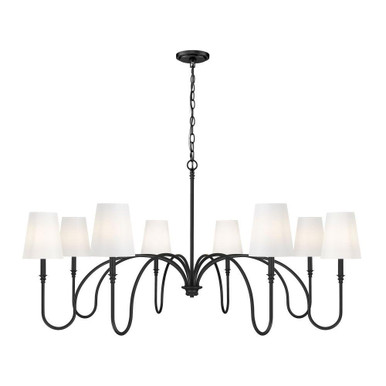 Jisele 8 Light Chandelier 28.25 Inch Tall and 58.75 Inch Wide by Z Lite - 4505-8