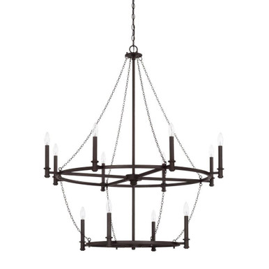 Lancaster 12 Light Oversized Chandelier by Capital - 528701BI