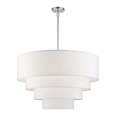 Manorwood 8 Light Oversized Pendant by Livex - 41088-91