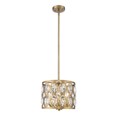 Dealey 3 Light Chandelier 12 Inch Wide by 9 Inch High by Z-Lite - 6010L