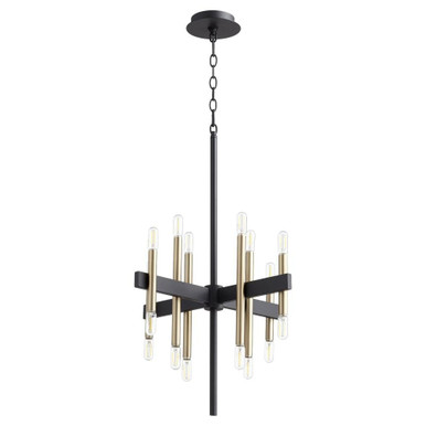 Luxe 16 Light Medium Chandelier by Quorum - 60-16-6980