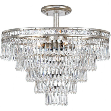 Mercer 7 Light Small Flush Mount by Crystorama 5264_Ceiling - 5264_Ceiling