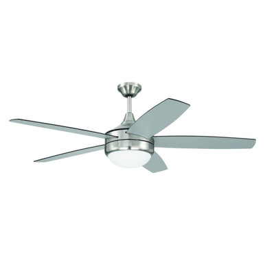 Phaze II 5 Blade Ceiling Fan with Light Kit 52 Inch Wide by Craftmade - PHZ52-5