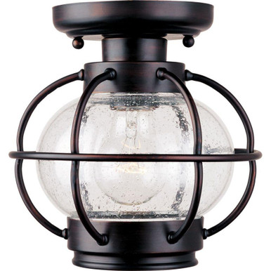 Portsmouth 1 Light 8 Inch Wide Outdoor Flush Mount by Maxim - 30508CDOI