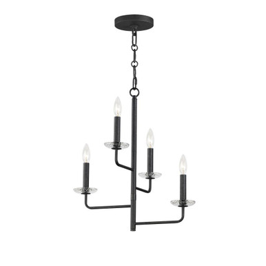 Madeira 4 Light Small Chandelier by Maxim - 12324TCAR