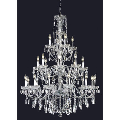 St. Francis 24 Light Oversized Chandelier by Elegant 2016G36 - 2016G36