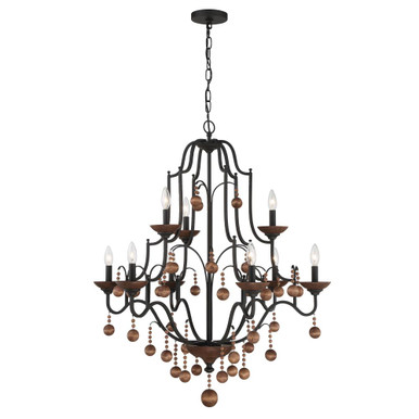 Colonial Charm 9 Light Large 2 Tier Chandelier By Minka Lavery - 2669-723