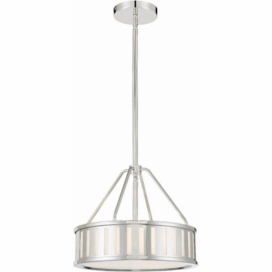 Kendal 3 Light Chandelier 13.75 x 15.5 Inch by Crystorama - KEN-8303
