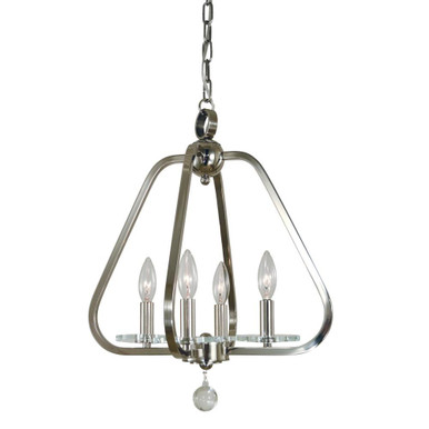 Triangulum 4 Light Small Chandelier by Framburg - 5514