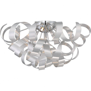 Ribbons 5 Light 22 Inch Wide Flush Mount by Quoizel - RBN1622MN