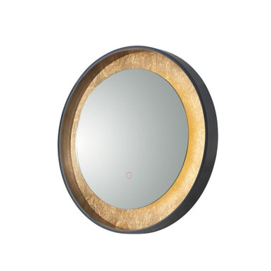 Floating 24W 1 LED Round Mirror 23.5 Inch Wide by 23.5 Inch High by ET2 - E42036-GLBK