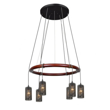 Cirque 6 Light Mini Pendant by Besa - CIRQUE-120V-MS