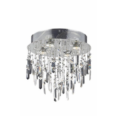 Galaxy 4 Light 14 Inch Wide Flush Mount by Elegant - V2006F14SC/RC