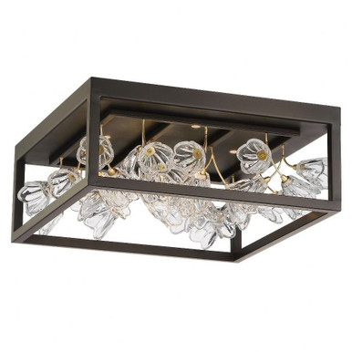 Maison Des Fleurs 6W 4 Light 19 Inch Wide Flush Mount by Minka Metropolitan - N7964-730-L