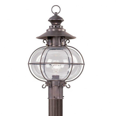 Harbor 1 Light 10.5 Inch Wide Outdoor Flush Mount by Livex - 2225-07