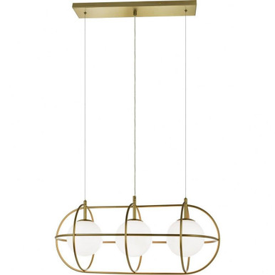 Eclipse 3 Light Medium Pendant by Matteo - C76903GL