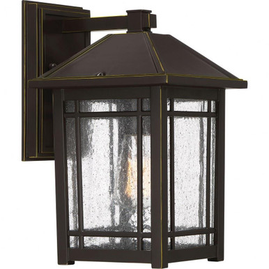 Cedar Point 1 Light Outdoor Wall Lantern 13 Inch Tall by Quoizel - CPT8408PN
