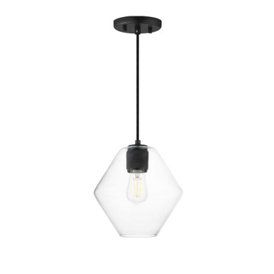 Geode 1 Light Medium Pendant 10 Inch Tall and 9.5 Inch Wide by Maxim - 21336