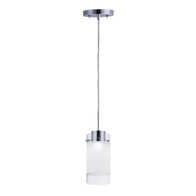 Scope 6W 1 LED Light Mini Pendant by Maxim - 10192CLFTPC