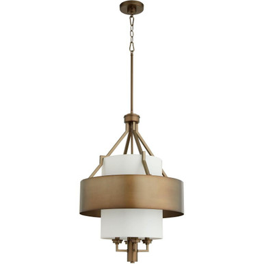 4 Light Large Pendant 29 Inch Tall by Quorum - 872-81