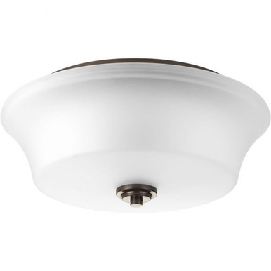 Cascadia 2 Light 14 Inch Wide Flush Mount by Progress - P3633