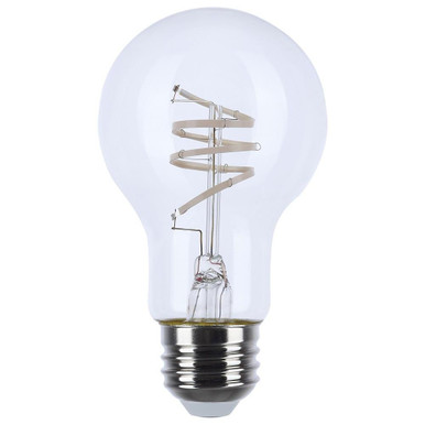 Accessory 6W LED 2700K Flex Gray Coil A19 Medium Base Bulb by Satco - S11521